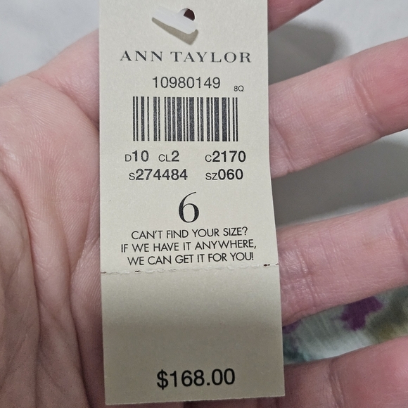 NWT Ann Taylor exposed zipper dress size 6 - Picture 8 of 16